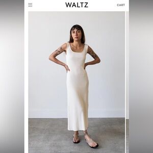 Waltz ribbed Cream Maxi Dress XS (sold out)